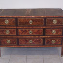 Restauration commode Louis XVI en marqueterie