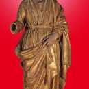 Saint Joseph - Bois peint (stuqué et polychrome) (XIXe S.)