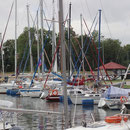 Ende der fahrt im Yachthafen