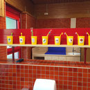 Zähneputzen in einem Kindergarten. So sollte es aussehen.