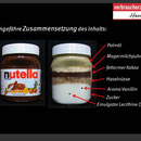 Bildanschauung über Nahrungsinhalt der Verbraucherzentrale Hamburg (Nutella)