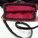 Vintage silver-plated frame with professionally renewed fabric. Black velvet with rhinestone application. 24cm x 29 cm Price: €220