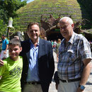Ein schönes Andenken von meinem Europapark-Aufenthalt im Juli 2014. Ein Treffen mit Roland Mack.