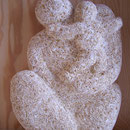 Chantal Desrosiers     "Berceuse"      Sculpture sur pierre  30x30