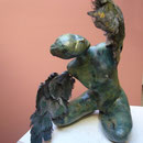 Mireille Josselin                   "L'envol"  terre  40x30