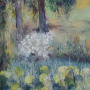 Jacqueline BOURGOIN     "Moulin de l'hôtel Gentil 2"  Huile   100x81