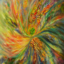 Jean Charles CRISPOLDI  "Unisson"   61X50   Technique mixte