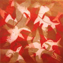 Danièle BEAUMONT CERUTI    "Les oiseaux d'or"
