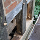 Sanierter Kopf der Schwelle (© Foto: Wieck & Partner)