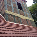 Detail Turm/Dachfläche Nordseite (© Foto: Wieck & Partner)