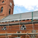 Dachsparren auf der Südseite freigelegt (© Foto: Wieck & Partner)