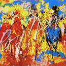 Stretch Stampede 30x45 $15750 serigraph