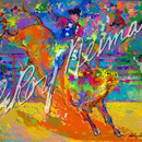 Adriano, World Champion Bull Rider on Little Yellow Jacket 28x37.5 $3675 serigraph