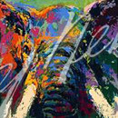 Elephant Triptych 12x36.25 $4770 serigraph