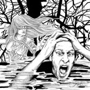 WEDNESDAY 13 "Haunt Me" - 15" x 15" *Original Cover art - $300