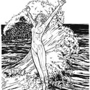 Sea Nymph - Pen and Ink - 13" x 19" Original Art $400.00 