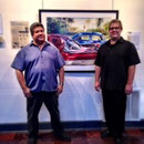 Artist Tony Armendariz and Gallery owner Bob Swearengin