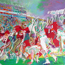 Post-Season Football Classic 1985 26 7/8x38 $6680 serigraph