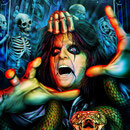 Alice Cooper Comic Biography Cover art - Digital - 13" x 19" Prints available limited to 200 in the series - $25.00