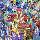 Mardi Gras Parade 36x24 $3990 serigraph