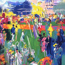 Derby Day Paddock 38x29 $4200 serigraph