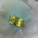 750/Gg. Ring mit Brill. in Prototyping, Giesstechnik, Edelsteinfassen
