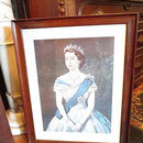  Cadre avec portrait de la Reine  no. 190