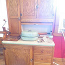  VENDU Ancien farinier (hoosier)  no.  451