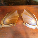  Ens. de 2 lampes murales anciennes  no. 298  VENDU