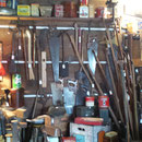 Vue sur une partie de nos outils antiques