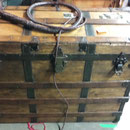 Ancienne valise qui s'ouvre sur le dessus  no. 508  VENDU