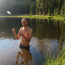 A little dip on the way back.