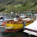 Boatsmen Luigi preparing our boat. © Trevor Willis