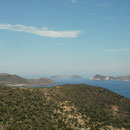 Great view towards Akrathi and Arkadi islands north of Milos