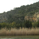 A mandatory picture when visiting Dalyan, the Lycian rock tombs.