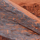 Indian petroglyphs.