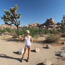 Laura in Yoshua Tree NP.