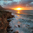 Sunset at the east coast...