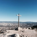 Arrivée à la croix de Marseilleveyre (432 m)