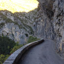 Route étroite, mais je n'ai rencontré aucun véhicule