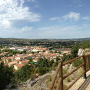 Vue de la crête de la cuesta des Pennes