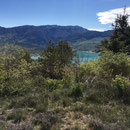 J'aperçois le lac de Sainte-Croix