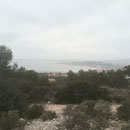 Panorama brumeux sur Marseille