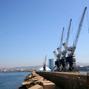 Grues du port