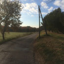 Agréable petite route déserte pour rejoindre les Milles