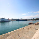 Marseille vue de la digue du large