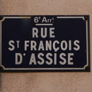 Rue Saint François d'Assise