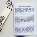Heinis Handstand als Märchen ausgedruckt
