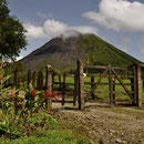 Vulkan Arenal. Aufnahme beim Wandern zum Vulkan Cerro Chato
