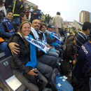 Fussballmatch - Heidy, Arnaud, Pascal und Annina